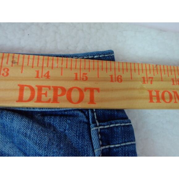 Miss Me Womens Boot Cut Denim Jeans Distresse Style JE8000BX Embellished Size 29 - Picture 4 of 16